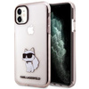 Etui Karl Lagerfeld KLHCN61HNCHTCP na iPhone 11 / Xr - różowe Ikonik Choupette