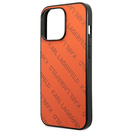 KARL LAGERFELD CASE HARDCASE DO IPHONE 13 PRO MAX 6,7 PERFORATED POKROWIEC
