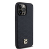 DKNY ETUI HARDCASE DO IPHONE 13 PRO MAX 6.7 LEATHER PATTERN METAL LOGO