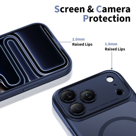 TECH-PROTECT MAGPEAK MAGSAFE CC IPHONE 17 PRO MATTE DEEP BLUE