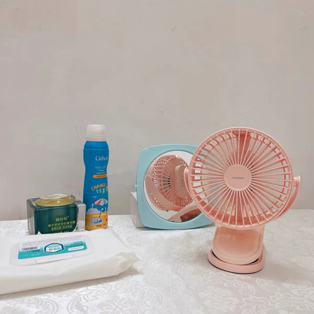 Joyroom CheerSummer wiatrak wentylator biurkowy przenośny różowy (JR-CY363-pink)