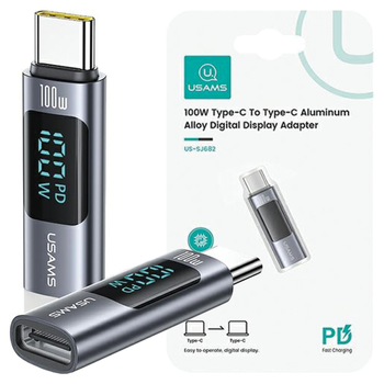 USAMS PRZEJŚCIÓWKA 100W USB-C DO USB-C 2M DO ŁADOWANIA TELEFONÓW LAPTOPÓW