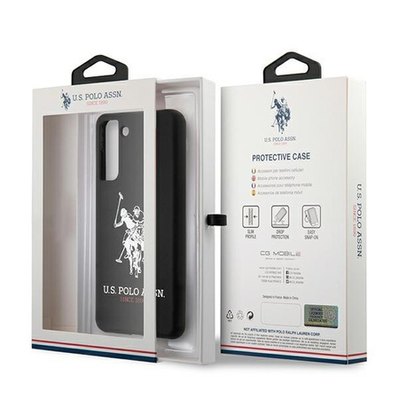 Etui U.S. Polo Assn. Silicone Logo na Samsung Galaxy S21+ - czarne