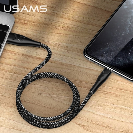 USAMS KABEL PLECIONY 3M DO DO LIGHTNING IPHONE 2A APPLE IPAD SZYBKIE