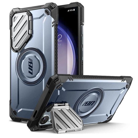 Etui Supcase UB XT Mag z MagSafe na Samsung Galaxy S24 Ultra - niebieskie