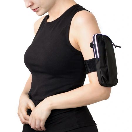 Saszetka Wozinsky WSDB-B armband opaska na ramię na telefon do biegania - czarna