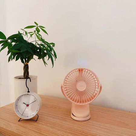 Joyroom CheerSummer wiatrak wentylator biurkowy przenośny zdalnie sterowany różowy (JR-CY363-RC pink)