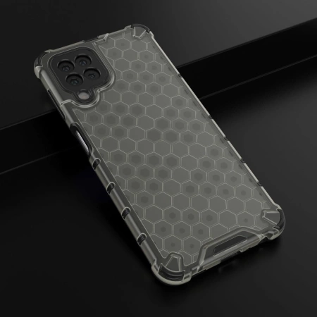 HURTEL HONEYCOMB ETUI PANCERNE DO SAMSUNG GALAXY A22 4G Z ŻELOWĄ RAMKĄ