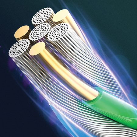 USAMS KABEL PLECIONY DO LIGHTNING 1,2M DO IPHONE IPAD 2A LED SZYBKIE
