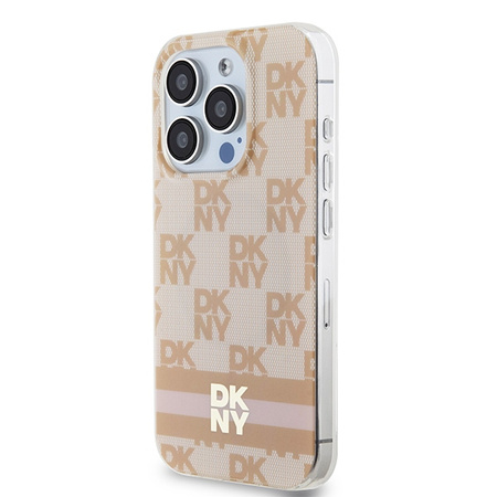 DKNY ETUI HARDCASE DO IPHONE 13 PRO MAX DO MAGSAFE Z WZOREM MONO CHECKERED