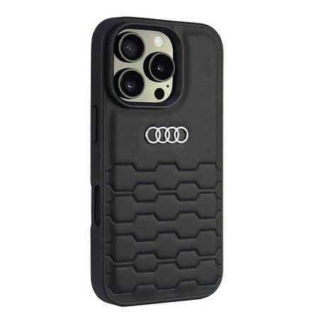 AUDI SYNTHETIC LEATHER CASE DO IPHONE 16 PRO 6.3 OCHRONA NAJWYŻSZEJ