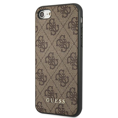 GUESS CASE HARD DO IPHONE SE 2022 SE 2020 7 8 LOGO METAL GOLD 4G COLLECTION
