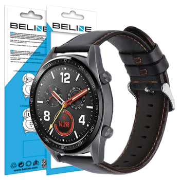 BELINE PASEK DO ZEGARKA 22MM GT CIEMNY BRAZ DO GARMIN SAMSUNG HUAWEI MIĘKKI