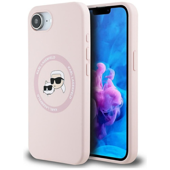 KARL LAGERFELD ETUI SILIKONOWE KARL&CHOUPETTE HEADS DO IPHONE 16E DO