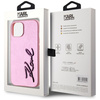 KARL LAGERFELD ETUI WRINKLED METAL SIGNATURE DO IPHONE 15 WYJĄTKOWA OCHRONA