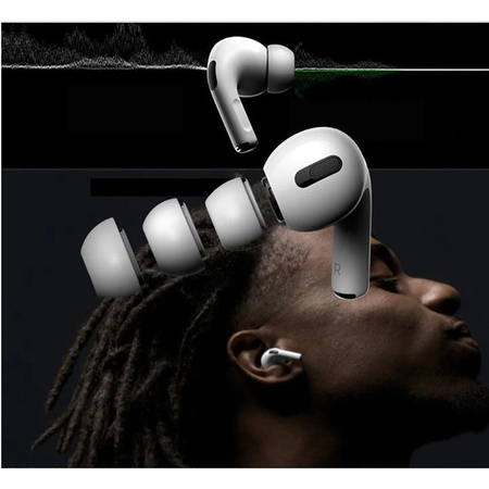 TECH-PROTECT EAR TIPS 3-PACK APPLE AIRPODS PRO 3 WHITE