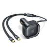 USAMS ŁADOWARKA SAMOCHODOWA ZWIJANY KABEL 2XUSB-C 30W PD DO IPHONE 12 13 14