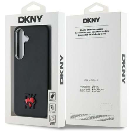 ETUI DKNY DO SAMSUNG GALAXY S25 ZABEZPIECZENIE TELEFONU LEATHER HEART OF NY