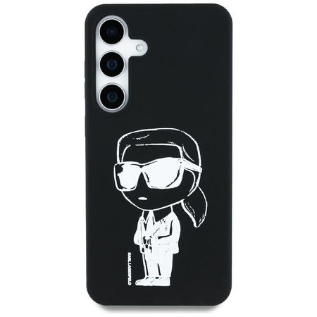 KARL LAGERFELD ETUI SILICONE GRAFFITI IKONIK PRINTED LOGO DO MAGSAFE