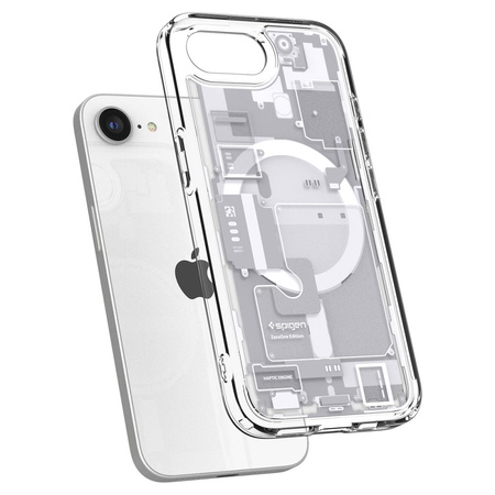 SPIGEN CASE POKROWIEC MAGNETYCZNY DO MAGSAFE IPHONE 16E ZERO ONE WYTRZYMAŁY