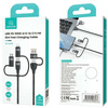 USAMS ZESTAW KABLI 6W1 USB-C USB MICRO-USB DO LIGHTNING DO TELEFONÓW 1,2M