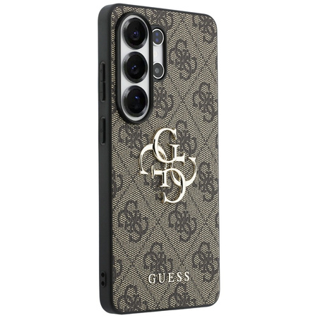 Etui Guess 4G Big Metal Logo do Samsung Galaxy S26 Ultra brązowy