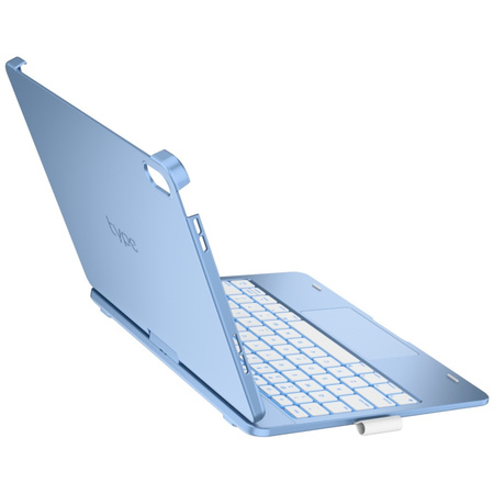 Etui Typecase Flexbook Touch z klawiaturą do iPad 11" (A16) 2025 / iPad 10.9" 2022 jasno niebieski