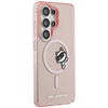 Etui Karl Lagerfeld IML Peekaboo         Choupette MagSafe do Samsung Galaxy S26 Ultra różowy