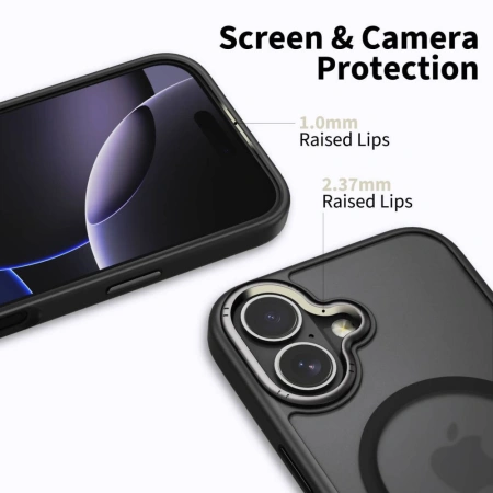 TECH-PROTECT ETUI MAGSAFE DO IPHONE 17 MAGEDGE ANTYPOŚLIZGOWE