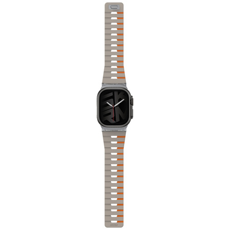 Pasek Skinarma Gemini do Apple Watch 49/46/45/44 mm szary