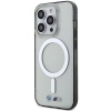 Etui BMW Silver Ring MagSafe na iPhone 15 Pro - przezroczyste