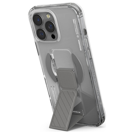 Skinarma etui Axon iPhone 16 Pro 6.3    Magnetic Charging + Grip Stand titanium