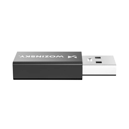 Adapter Wozinsky WAAC-01 USB-A - USB-C OTG - czarny
