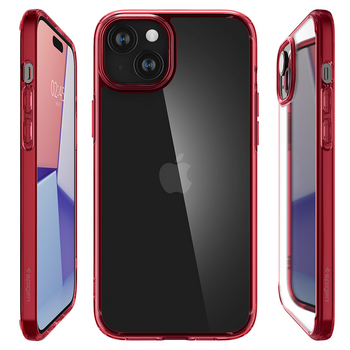 Spigen Ultra Hybrid, red crystal - iPhone 15 Plus
