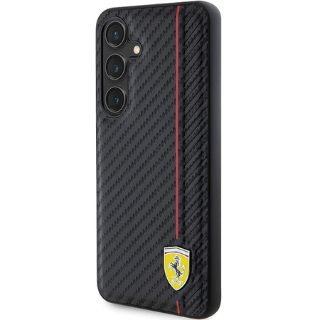 FERRARI ETUI CASE HARDCASE DO SAMSUNG GALAXY S24+ S926 CARBON PRINTED LINE