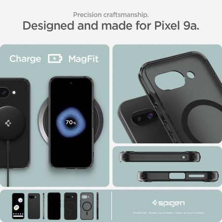 SPIGEN ULTRA HYBRID CASE DO GOOGLE PIXEL 9A DO MAGSAFE PRZEJŚCIÓWKA