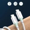 UGREEN KABEL USB-C USB-C DO TELEFONÓW 1M PD QC AFC ŁADOWANIE BEZPRZEWODOWE