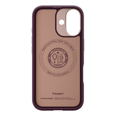 SPIGEN NANO POP MAG MAGSAFE IPHONE 17 BURGUNDY BEAN