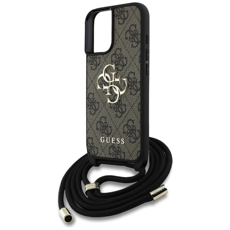 GUESS ETUI DO TELEFONU IPHONE 16 PLUS 4G BIG LOGO CORD STAP CROSSBODY MODNE