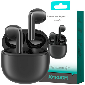 Słuchawki bezprzewodowe TWS Joyroom Funpods Series JR-FB1 Bluetooth 5.3 czarne