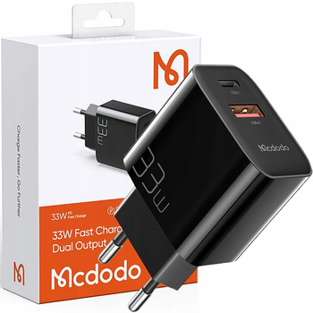 Ładowarka USB-C USB, szybka, PD, 33W, Mcdodo