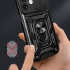 HURTEL ETUI HYBRID ARMOR CAMSHIELD DO IPHONE 16 Z PODSTAWKĄ OCHRONĄ APARATU