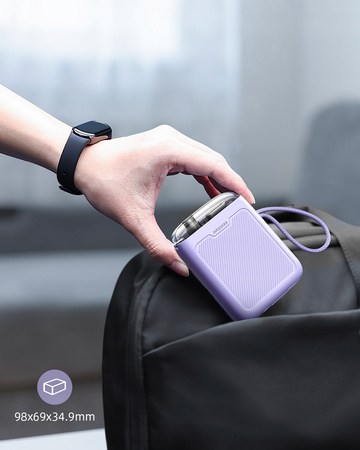 INNOSTYLE MINI POWERBANK 10000MAH 2X USB-C TYP C 33W ROZWIJANY KABEL USB-C