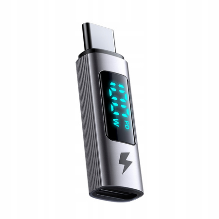 MCDODO ADAPTER PRZEJŚCIÓWKA USB-C USB TYP C SZYBKIE ŁADOWANIE 100W MIERNIK