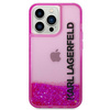 Karl Lagerfeld KLHCP14XLCKVF iPhone 14 Pro Max 6,7" różowy/pink hardcase Liquid Glitter Elong