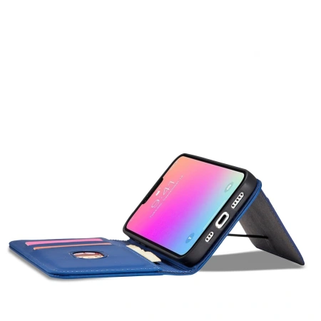 HURTEL ETUI MAGNETYCZNE POKROWIEC DO IPHONE 13 MINI PORTFEL KARTY PODSTAWKA