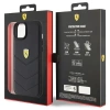 Etui Ferrari Quilted Metal Logo do iPhone 15 Plus - czarne