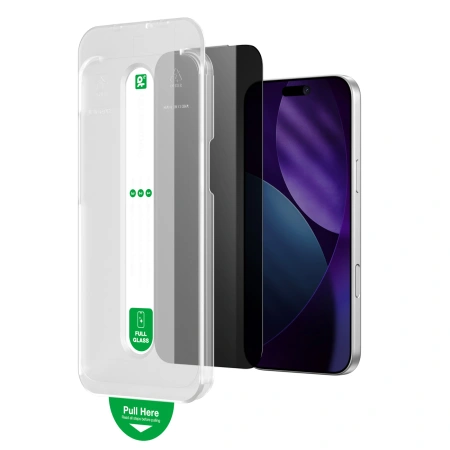 Szkło hartowane AMAZINGTHING Titan Vision 7 na iPhone 17 Pro Max prywatyzujące
