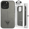GUESS ETUI DO IPHONE 13 PRO MAX 6,7 Z TWARDEJ SKÓRY SAFIANO TRIANGLE LOGO