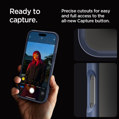 SPIGEN CASE ULTRA HYBRID DO IPHONE 16 PRO ZANURZENIE W OCHRONIE ANTYRYSKOSZ